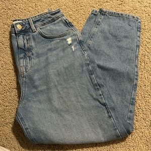 Zara High Waisted Mom Jeans